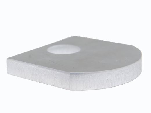 10 mm aluminum cut sample