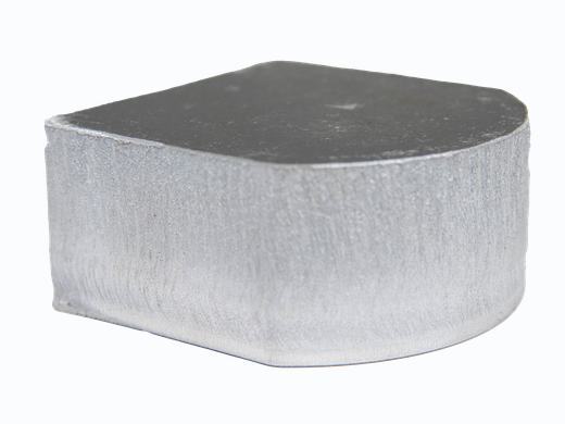 30 mm aluminum cut sample