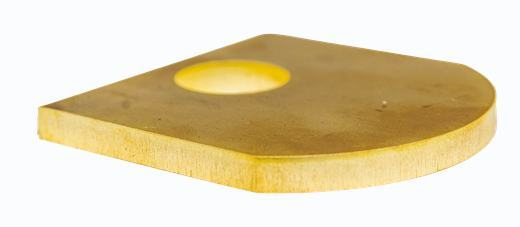 6 mm brass cut sample