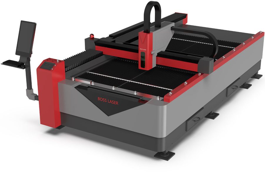 Boss FC FlexCut hybrid CO2 and fiber laser cutter