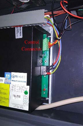 6-pin high voltage power supply control connector (second style)